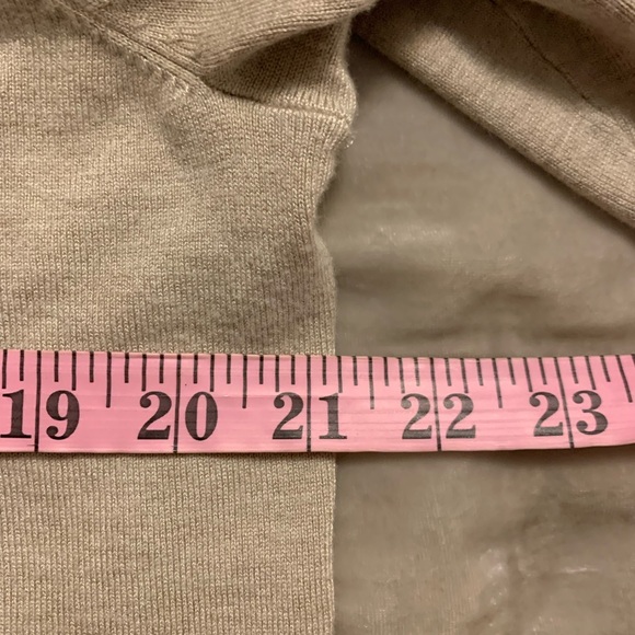 Tribal Women's Cowl Neck Sweater - Light Oatmeal Cream color size large euc - Picture 4 of 6